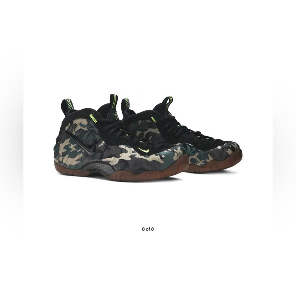 Nike Men’s Camo Foamposite Shoes